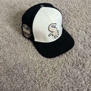 New Era Black and White Cap